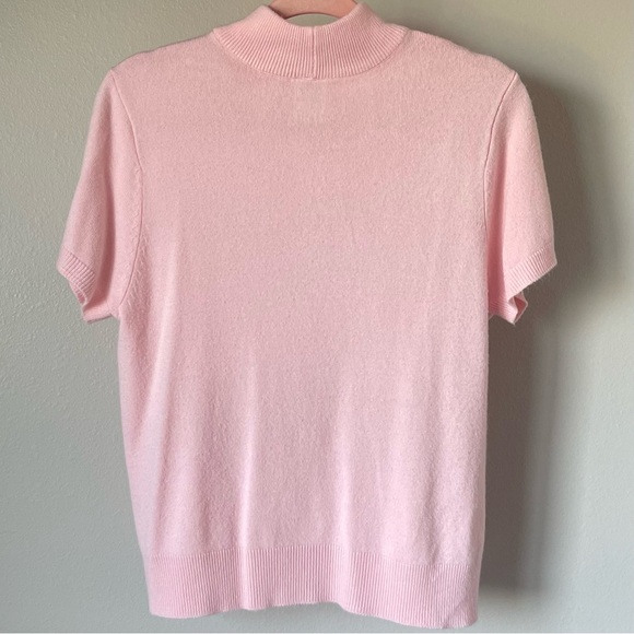 Petite Blair Short-Sleeve Sweater - Pastel Pink & Very Soft - Size PM - Picture 2 of 11